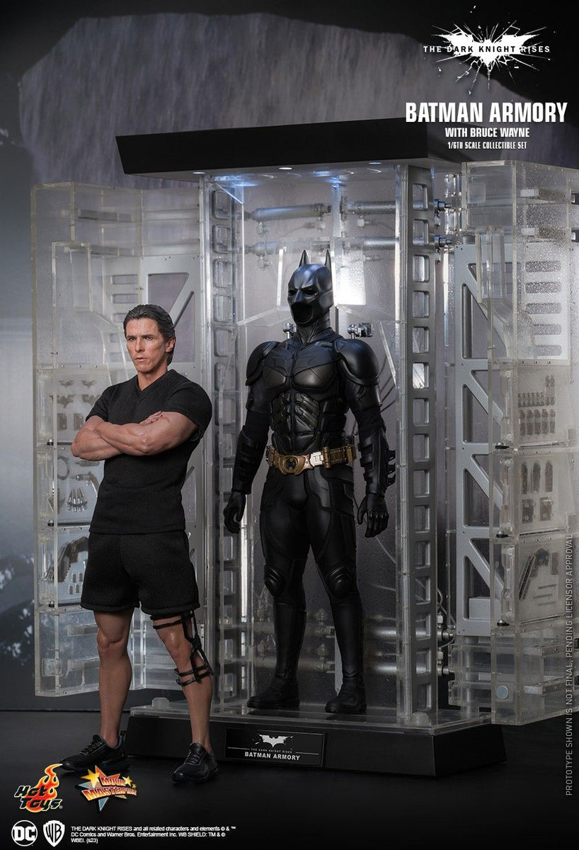 (未使用･未開封品)DARK KNIGHT RISES Hot Toys QS001 Dark Knight Rises Batman Quarter Scale Figure