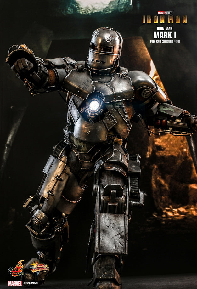 Hot Toys Iron Man Mark I 1/6 Diecast MMS80 - Figurine Action Figure - Occasion