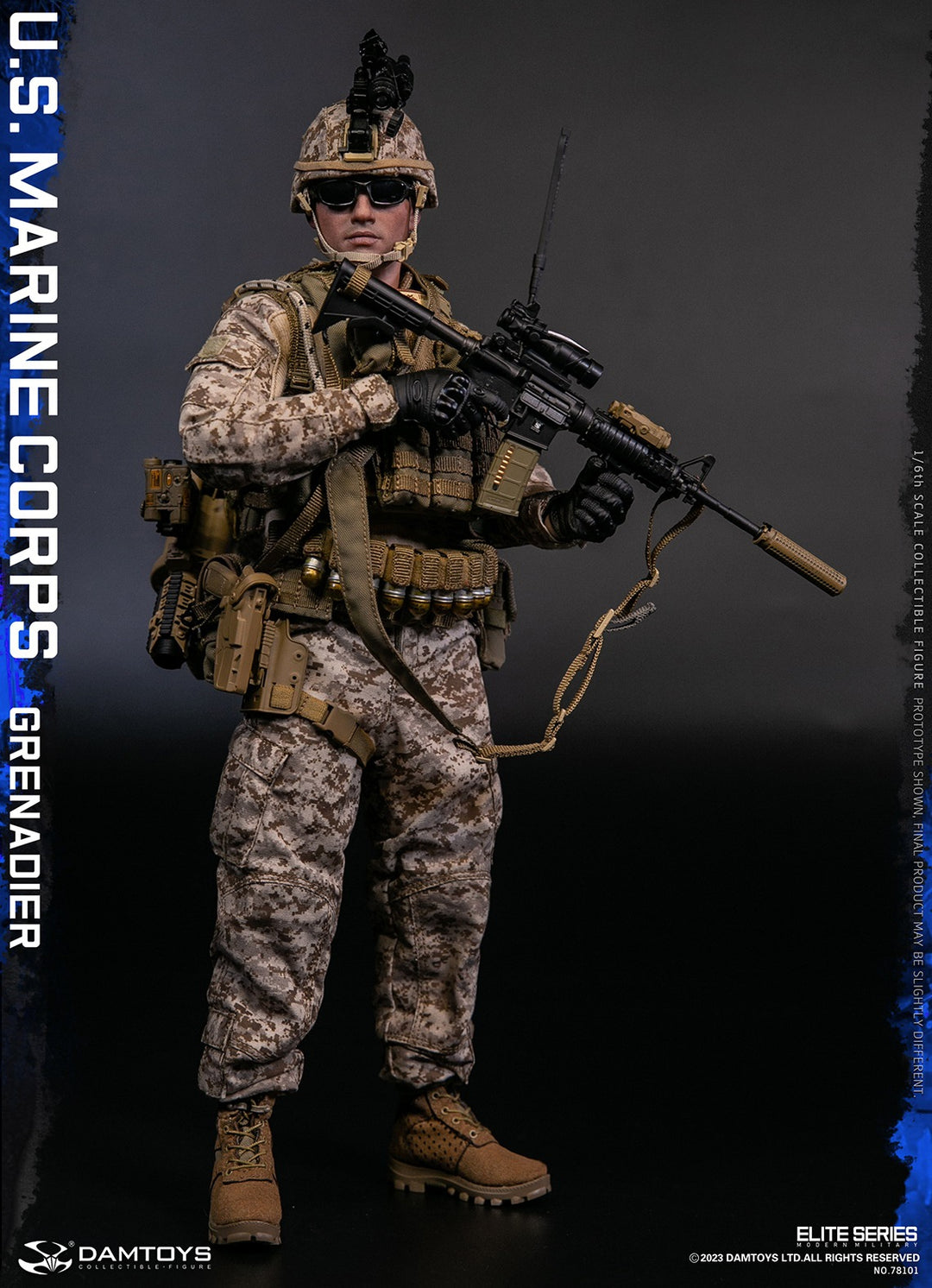 DamToys (78101) U.S. Marine Corps Grenadier 1/6 Scale Figure