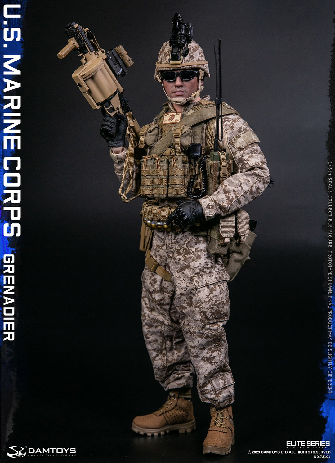 DamToys (78101) U.S. Marine Corps Grenadier 1/6 Scale Figure