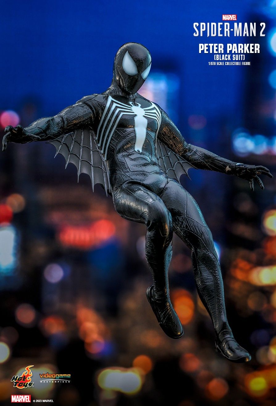 Marvel's Spider-Man 2 Video Game – Hot Toys Spider-Man Black Suit Figure -  The Toyark - News