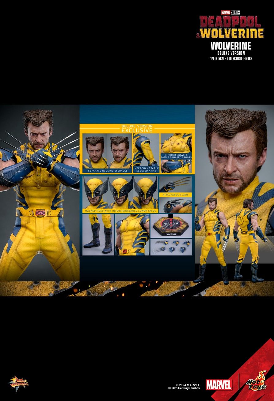 PREORDER AUGUST 2025 DEADPOOL 3 MOVIE WOLVERINE DELUXE 1/6
