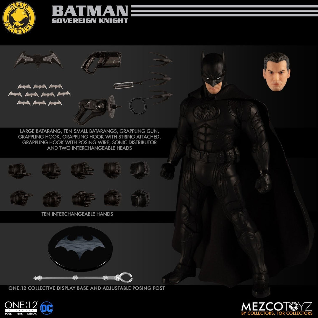 Mezco Toyz One:12 Collective Batman: Sovereign Knight vs Black Mask -