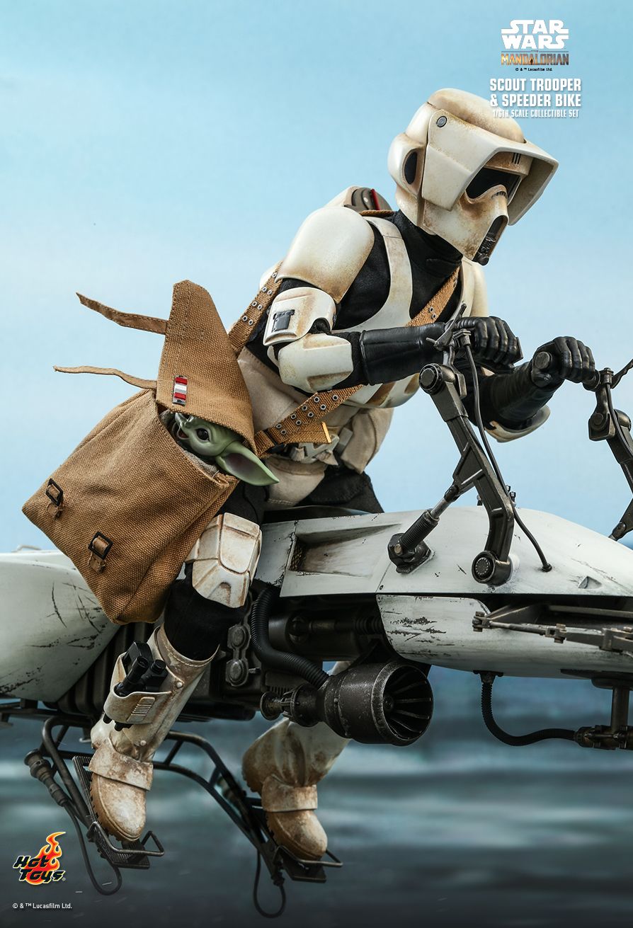 Hot Toys (TMS017) The Mandalorian – Scout Trooper and Speeder Bike