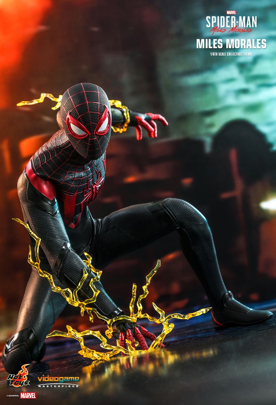 Hot Toys VGM46 Spider-man: Miles Morales 1/6 Action Figure Toy 