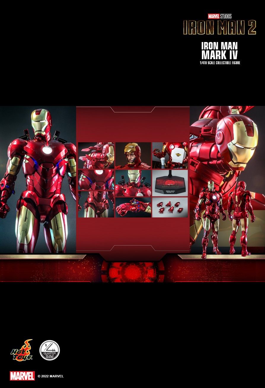 Hot Toys MMS123 - Iron Man Mark IV pas cher : Dès 440 Hot Toys MMS123 - Iron Man Mark IV pas cher : Dès 440