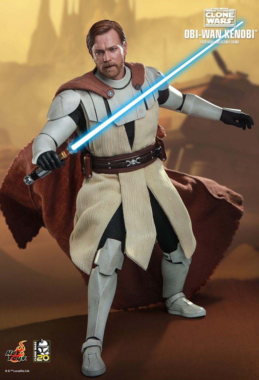 Star Wars - Star Wars The Clone Wars Obi-Wan Kenobi 1:6 - Action Figure