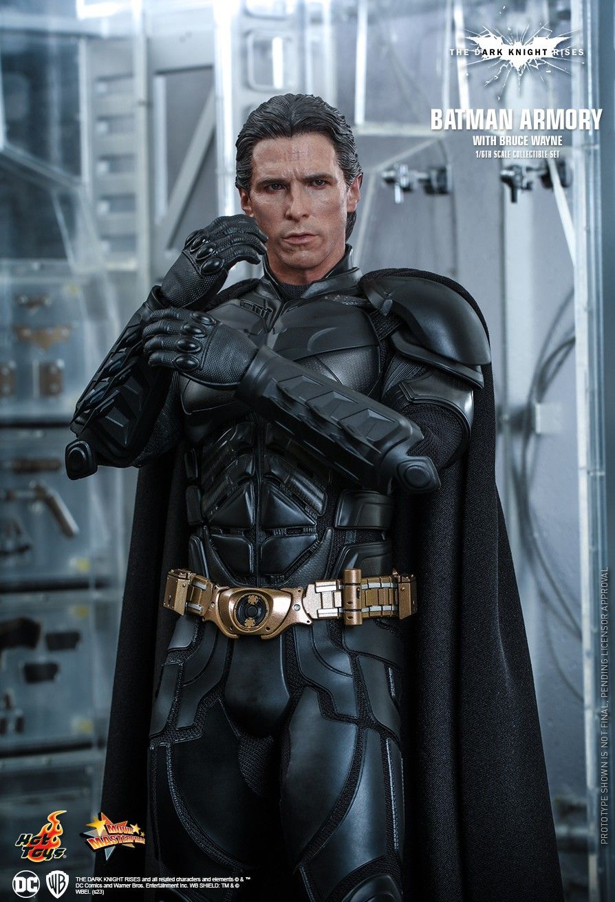 (未使用･未開封品)DARK KNIGHT RISES Hot Toys QS001 Dark Knight Rises Batman Quarter Scale Figure