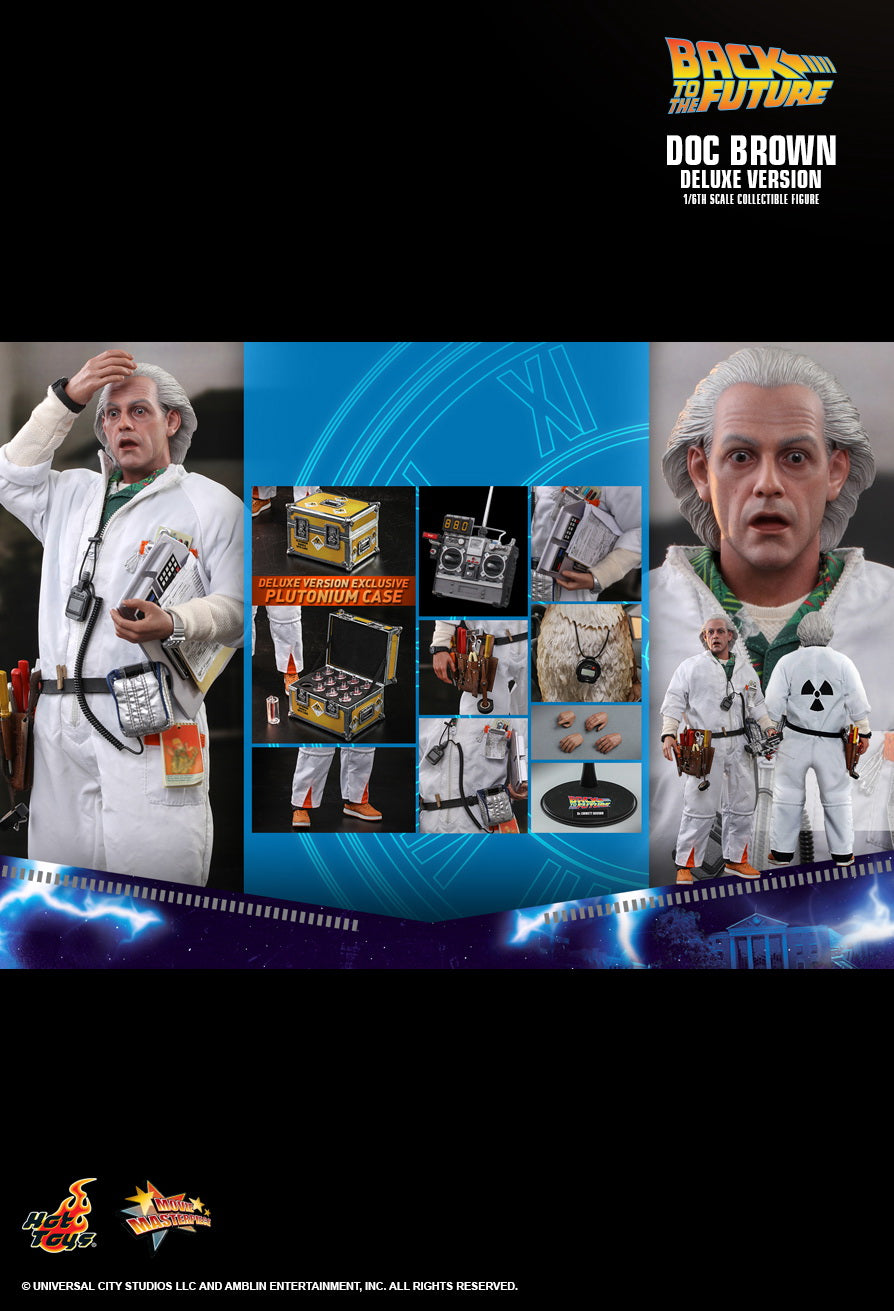 Hot Toys MMS610 Retour vers le Futur ( Back to the Future ) Figurine Doc Brown Deluxe version - Collection Hot Toys MMS610 Retour vers le Futur ( Back to the Future ) Figurine Doc Brown Deluxe version - Collection
