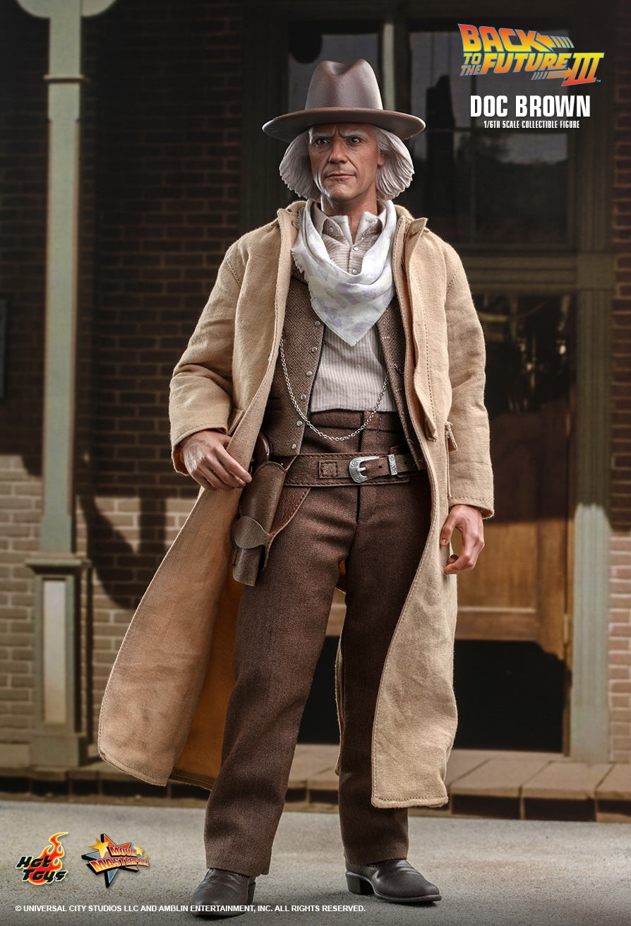 Hot Toys 1/6 MMS617 Doc Brown - Retour Vers Le Futur Part III (neuf)
