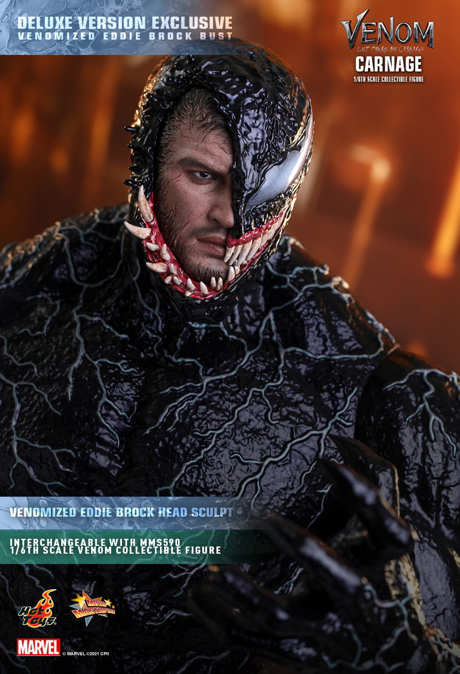 ホットトイズ 1/6スケール ヴェノム エディ バスト マーベル・コミックの『ヴェノム』が1/6スケールの可動フィギュアと