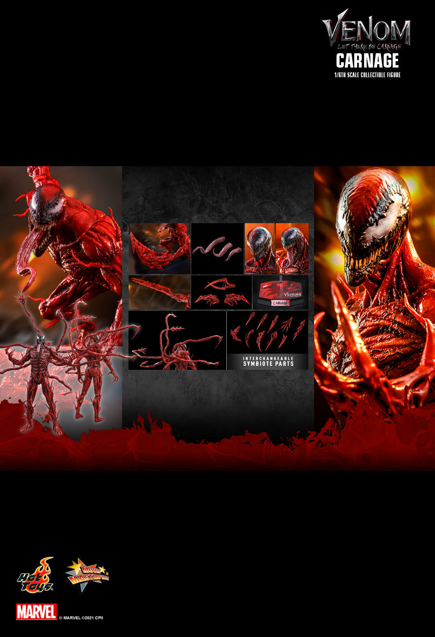 Hot Toys - Carnage - Venom: Let There Be Carnage Movie Masterpiece 1/6 Figurine